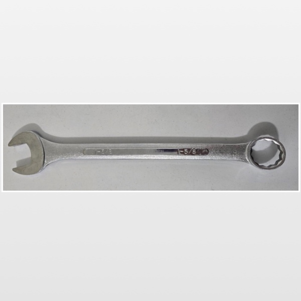 New Pittsburgh 1-5/8” Combination Wrench Tool Large Silver Metal